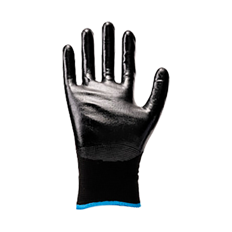 13G polyester skal+10 Akryl børstet med 3/4 nitril belægning 13G polyester skal+10 Akryl børstet med 3/4 nitril belægning