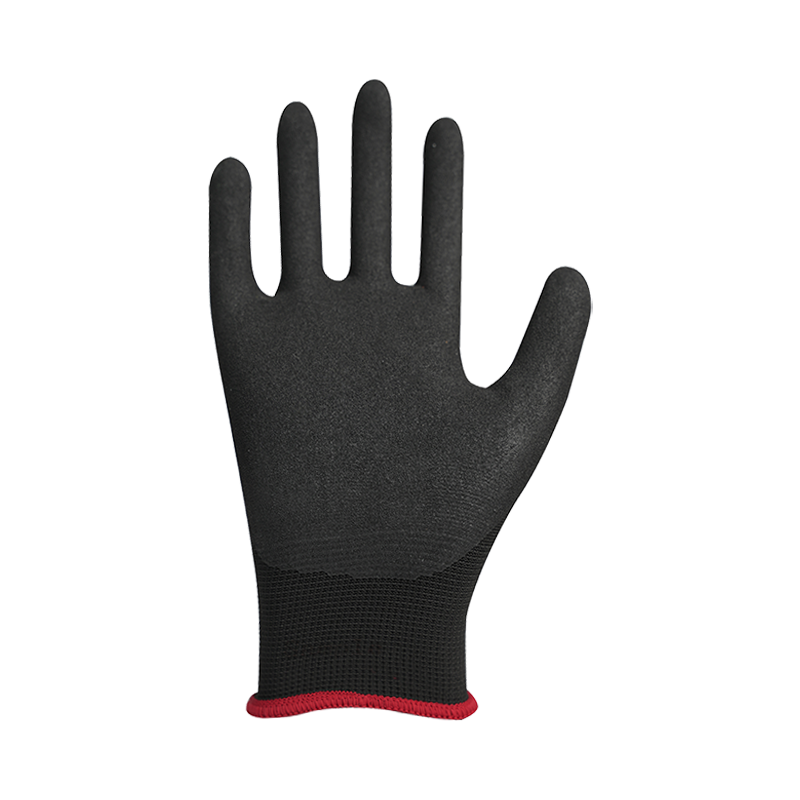 13G polyester liner med sandet nitril belægning