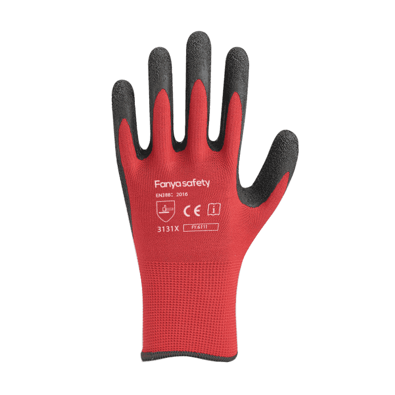 13G polyester skal+10 Akryl børste med 3/4 latex belægning 13G polyester skal+10 Akryl børste med 3/4 latex belægning