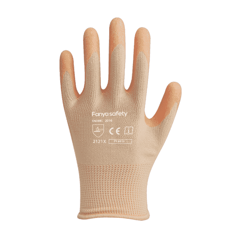 13G polyester med anti-skrid skum latex belægning