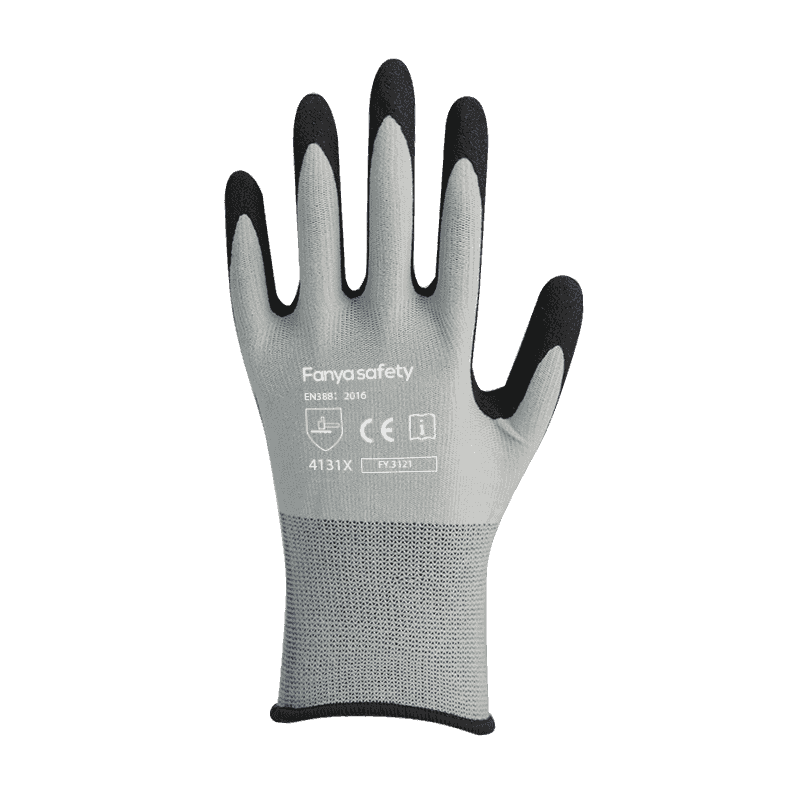 15G nylon/spandex liner med sandet nitrilbelægning