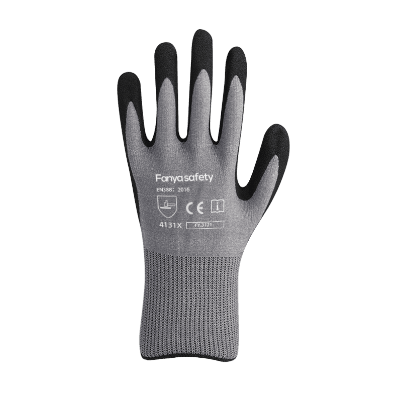 15G nylon/spandex liner med sandet nitrilbelægning