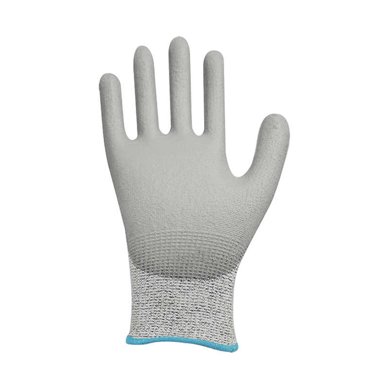 13G HPPE/glasfiberforing med pu-coating，syning af PVC på bagsiden