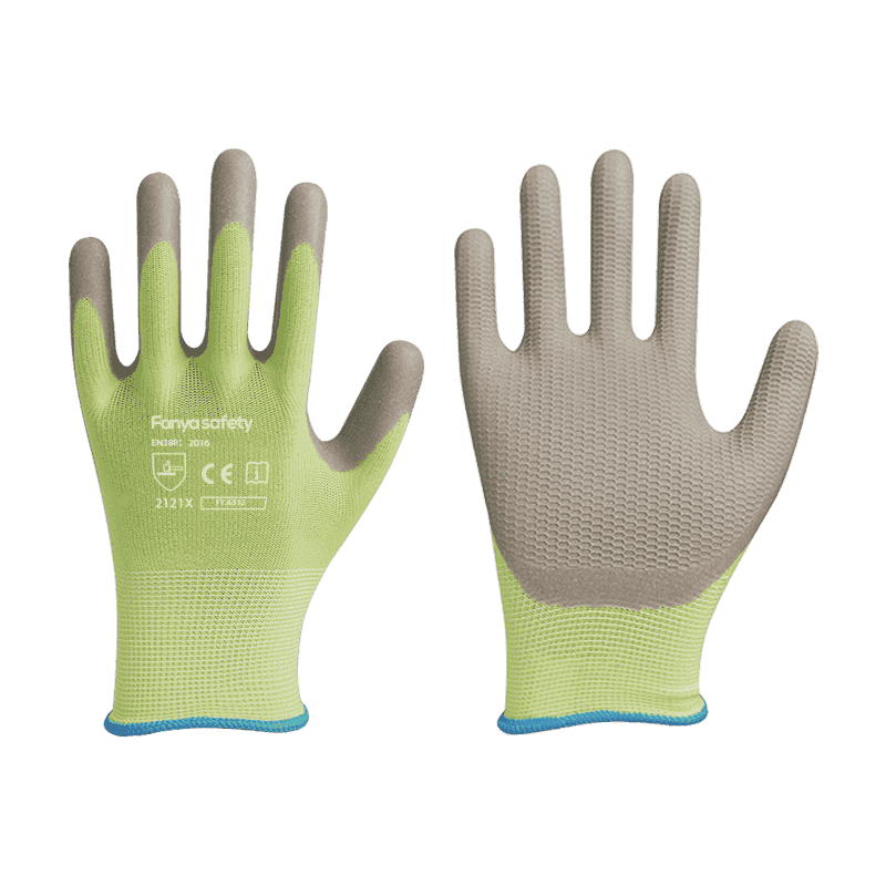 13G polyester med anti-skrid skum latex belægning