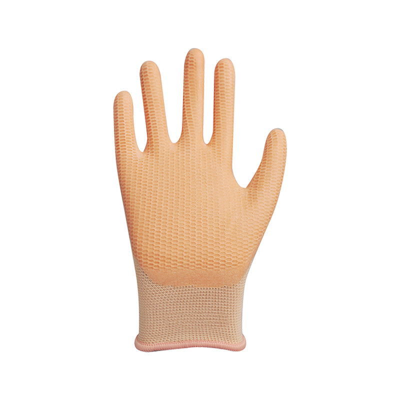 13G polyester med anti-skrid skum latex belægning