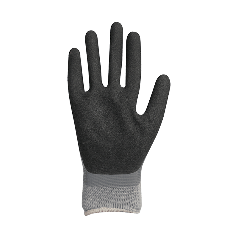 13G polyester liner med sandet nitril dobbeltbelægning